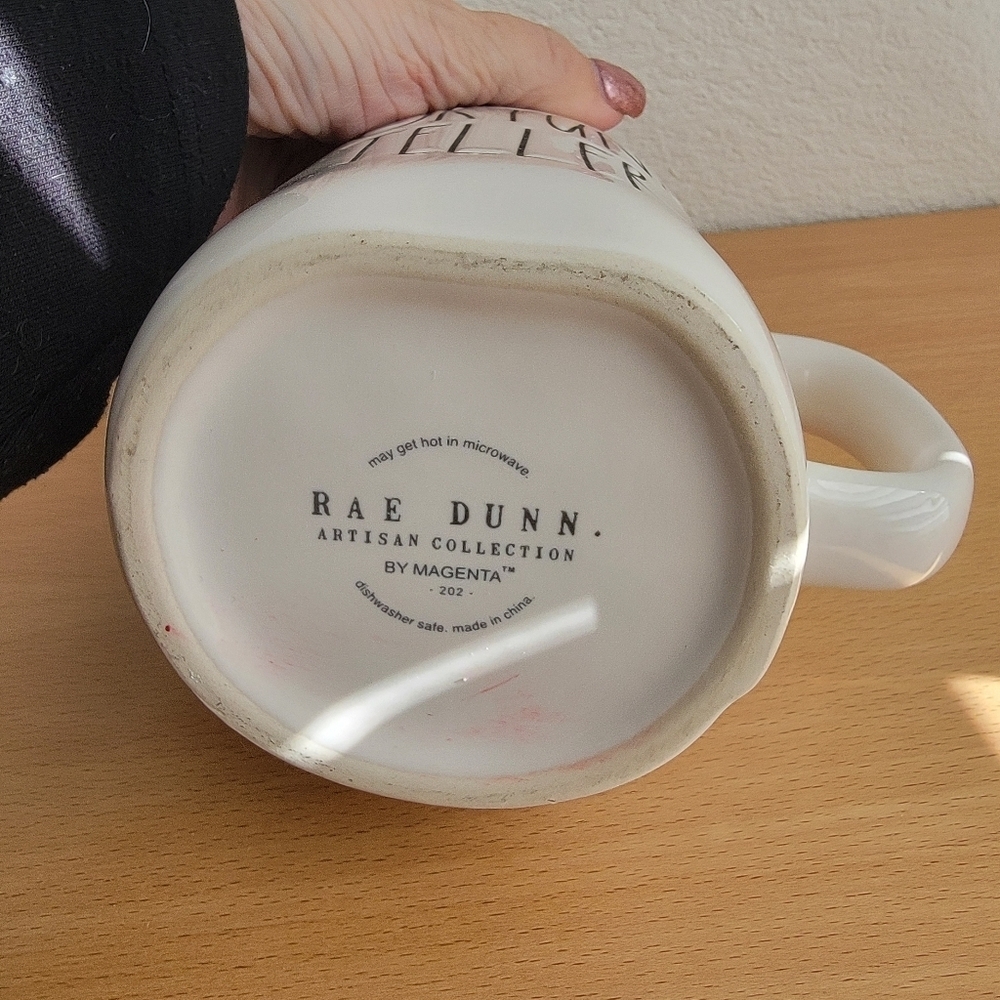 Rae Dunn Fortune Teller White and Purple Mug - Picture 3 of 3